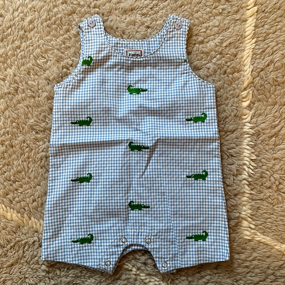 Alligator Cotton Kids shortalls